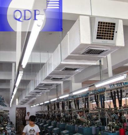 Làm mát nhà xưởng dệt 